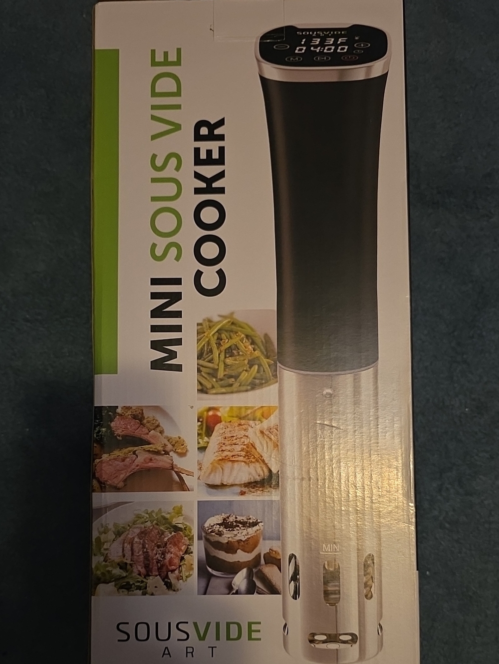 New Mini Sous Vide Cooker - Black/Silver